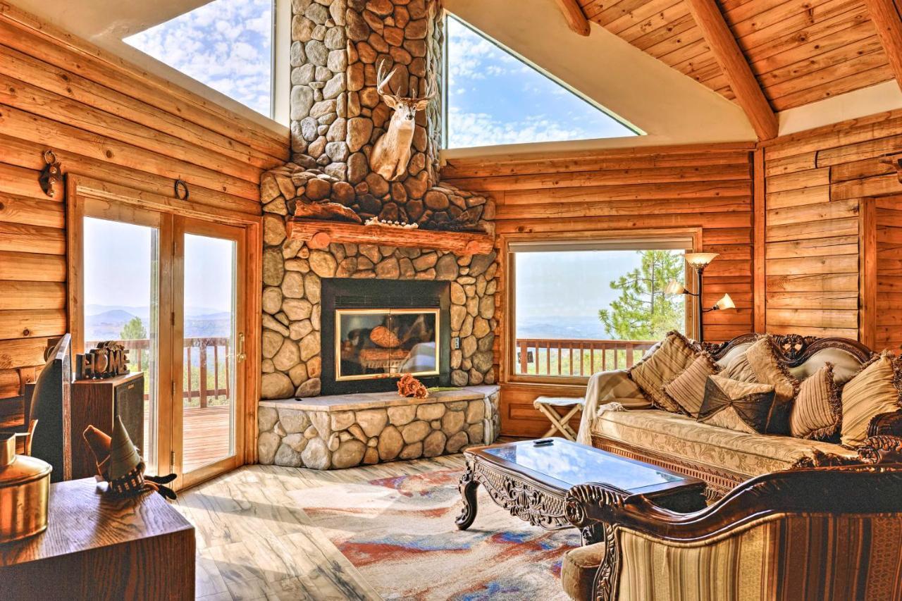 Stunning Log Cabin With Great Views, Firepit, Deck Near Twain Hart Sonora Extérieur photo
