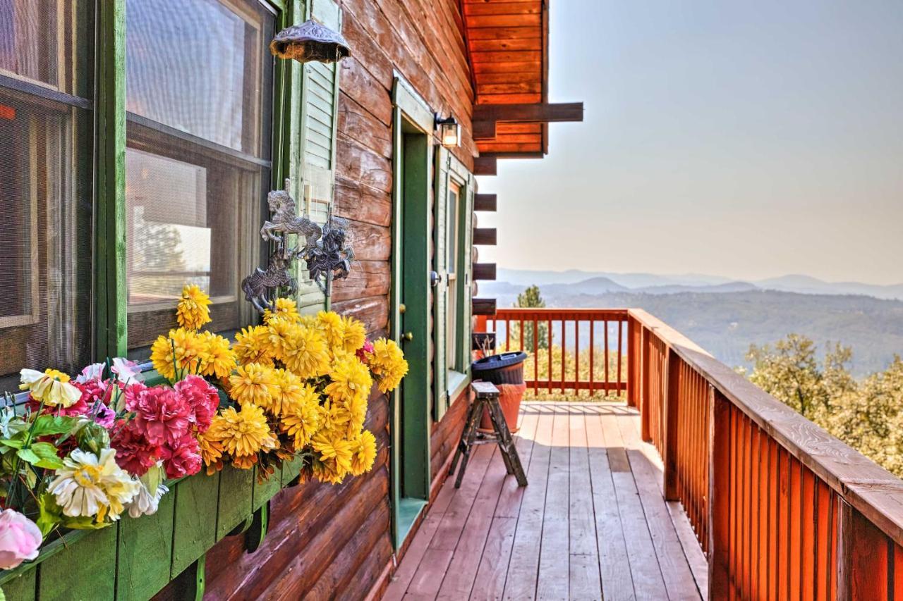 Stunning Log Cabin With Great Views, Firepit, Deck Near Twain Hart Sonora Extérieur photo