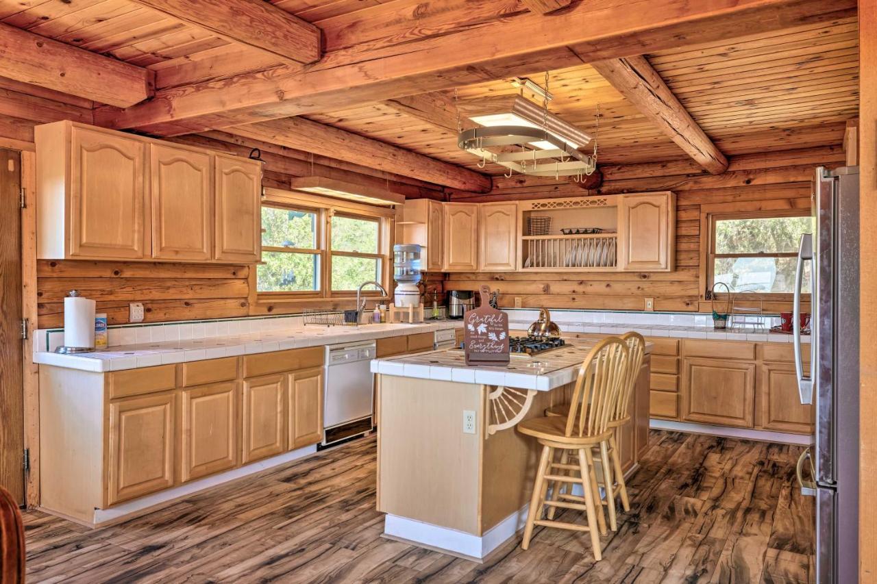 Stunning Log Cabin With Great Views, Firepit, Deck Near Twain Hart Sonora Extérieur photo