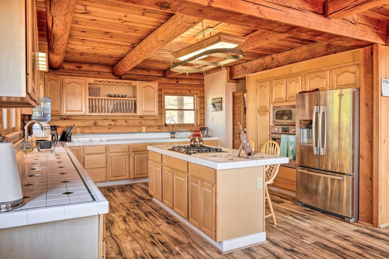 Stunning Log Cabin With Great Views, Firepit, Deck Near Twain Hart Sonora Extérieur photo