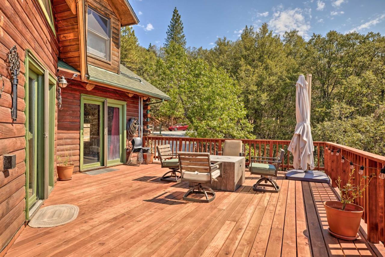 Stunning Log Cabin With Great Views, Firepit, Deck Near Twain Hart Sonora Extérieur photo