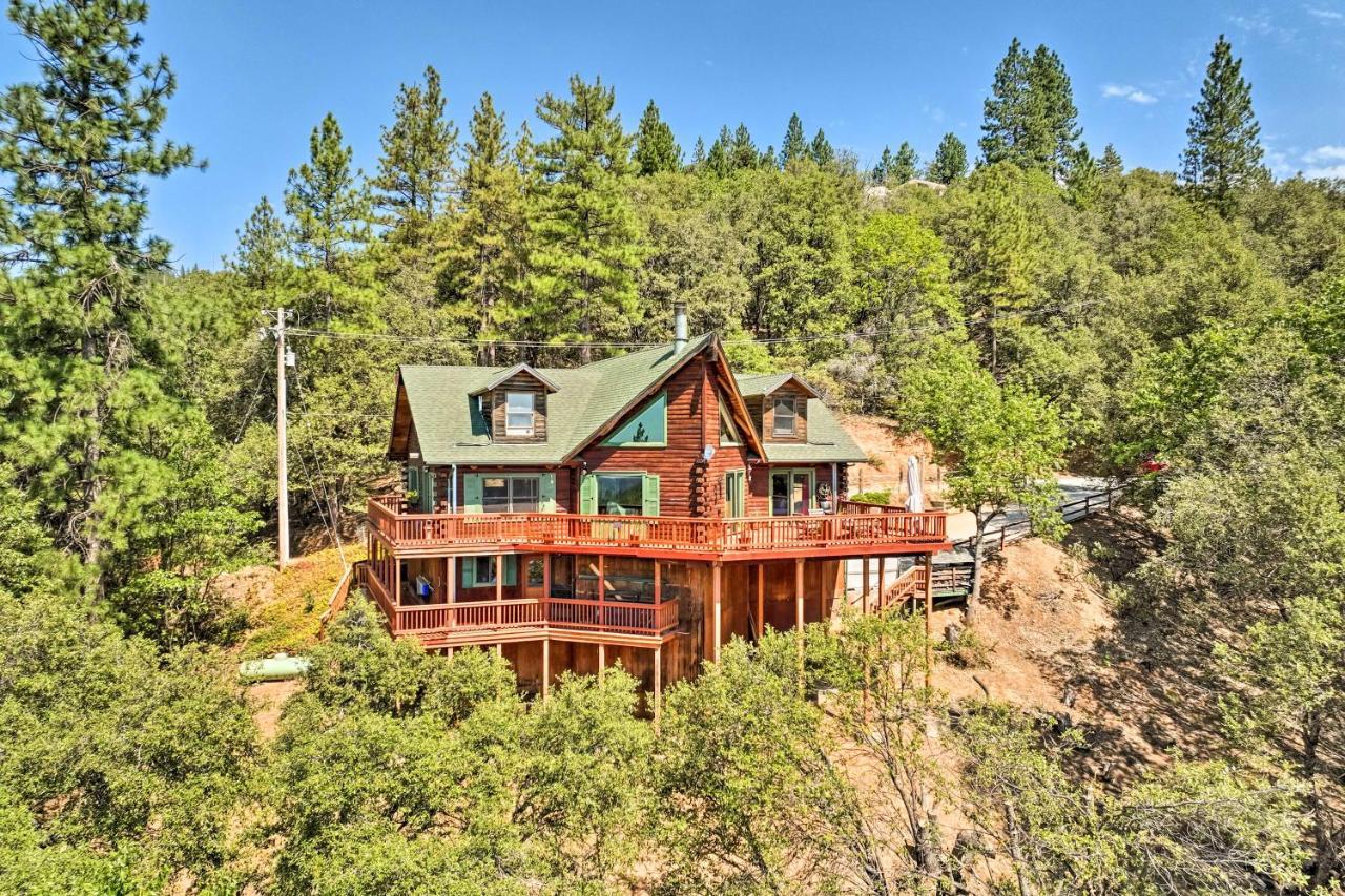 Stunning Log Cabin With Great Views, Firepit, Deck Near Twain Hart Sonora Extérieur photo