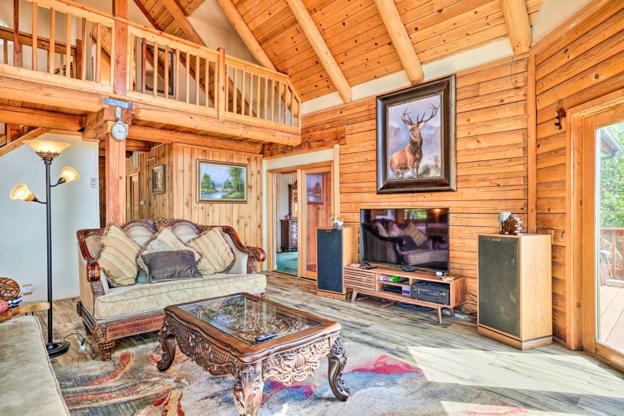 Stunning Log Cabin With Great Views, Firepit, Deck Near Twain Hart Sonora Extérieur photo